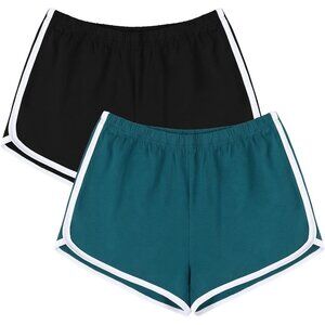 Stylish Women's Cotton Shorts Pack of 2 - Breathable & Versatile Activewear